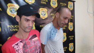 Jeferson Gomes Galvão (e) e Paulo Sérgio Ribeira Freire (d) foram presos nesta quinta-feira, 17 (Foto: Divulgação PC)