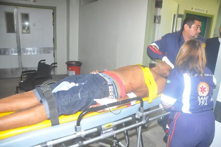 A vítima foi levada ao Pronto Socorro de Rio Branco/Foto: ContilNet