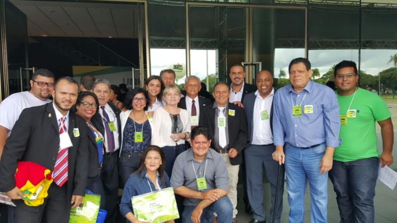Lideranças do PMDB do Acre participam de convenção em Brasília