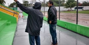 Estádio Aluízio Ferreira é inspecionado para jogos regionais. Foto: rondoniaovivo.com