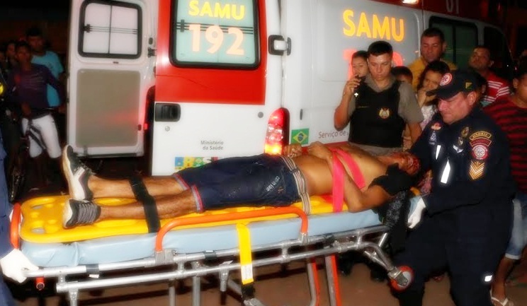 Vítima chegou a ser socorrida, mas não resistiu aos ferimentos e morreu/Foto: ContilNet
