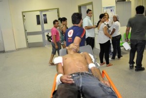 Vítima foi levada ao PS para passar por cirurgia/Foto: ContilNet