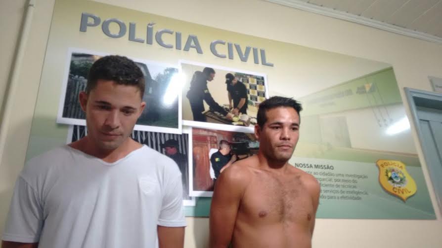 Policia Civil prende dupla suspeita de assaltar distribuidora no Calafate