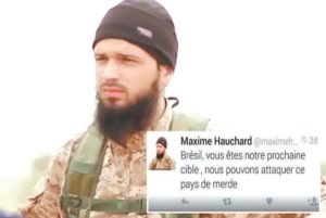Um suposto integrante do Estado Islâmico postou no Twitter uma ameaça ao país