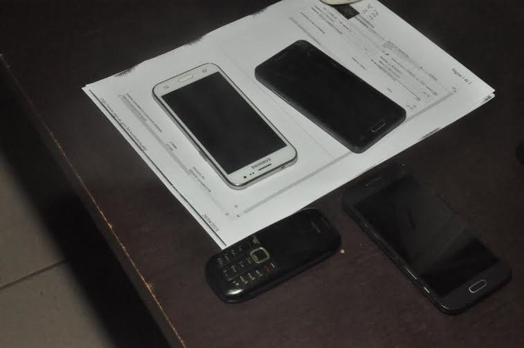 Objetos apreendidos/Foto: ContilNet