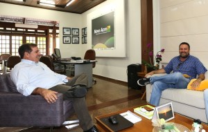 Betão em conversa com Tião Viana/Foto: Secom