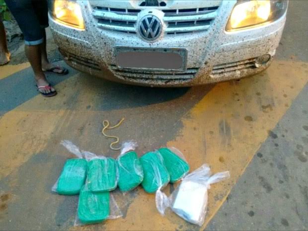 Polícia MIlitar prende homem com cerca de 7 quilos de cocaína na BR-364