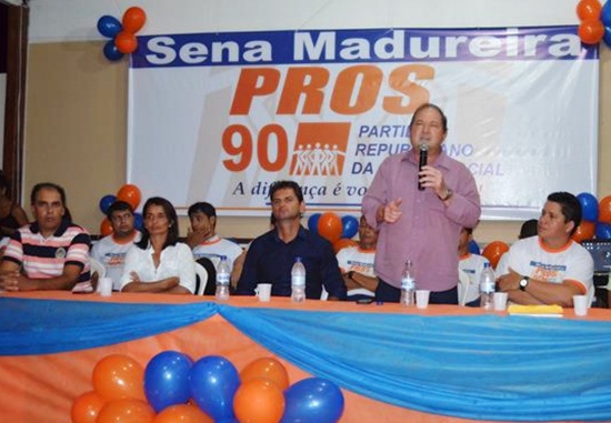 Pros faz ato de filiação, e apresenta pré-candidatos a vereador em Sena Madureira