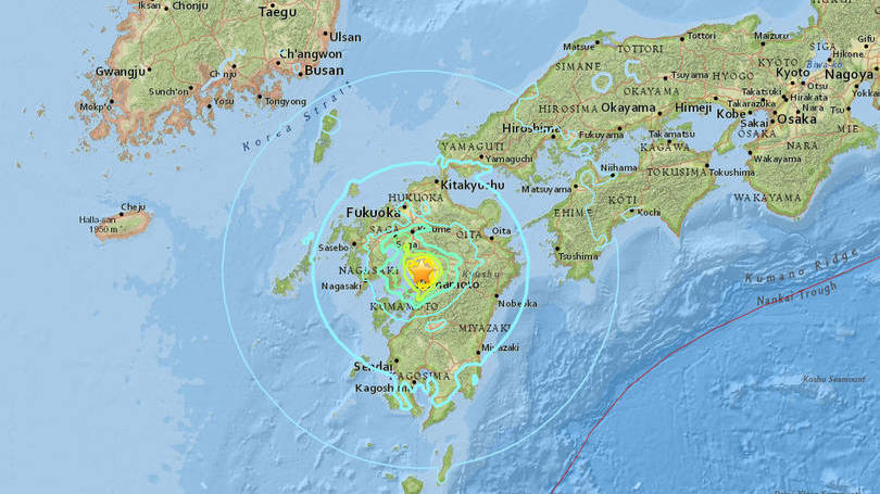 Tremor de 6,4 na escala Richter atinge o sudoeste do Japão
