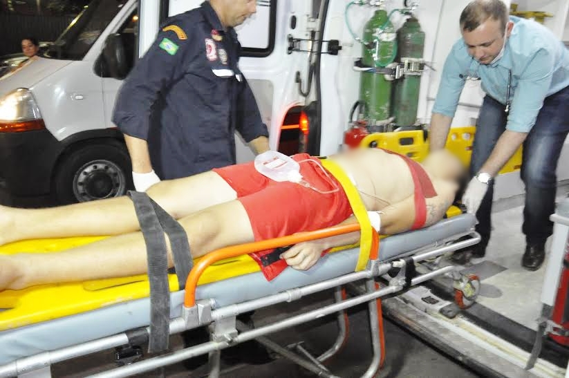 O adolescente foi encaminhado ao Pronto Socorro em estado grave/Foto: ContilNet