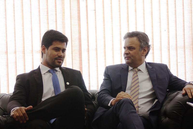Francineudo Costa é recebido pelo presidente nacional do PSDB, senador Aécio Neves