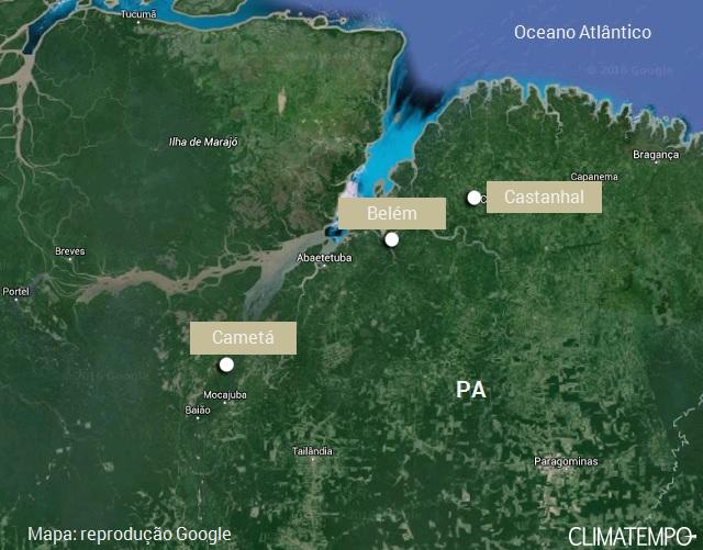 O que causou a tempestade com 24 horas de chuva em Belém?