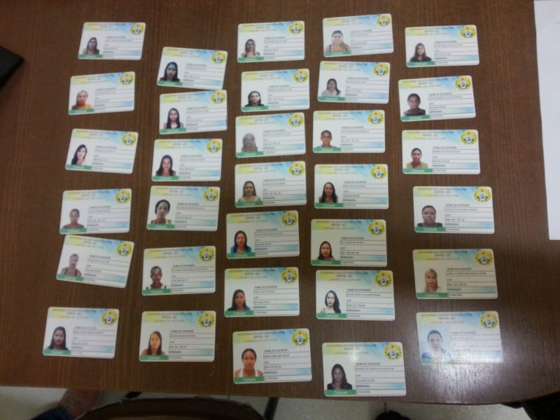 Polícia apreendeu as carteiras