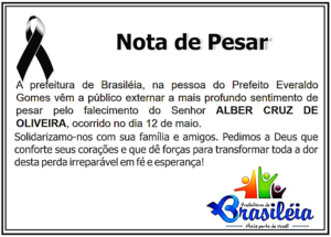 nota de pesar brasileia