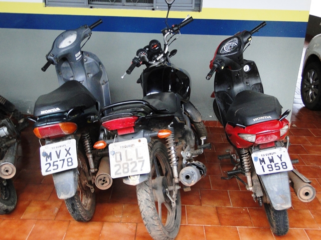 Três motos foram apreendidas/Foto: Ilustração