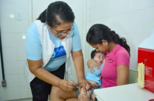 A vacina da gripe está disponível na rede pública para gestantes e crianças de 6 meses a 4 anos de idade/Foto: Reprodução 