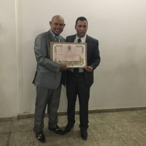 Pr. Francisco Albino e vereador Fabiano Oliveira /Foto: Reprodução