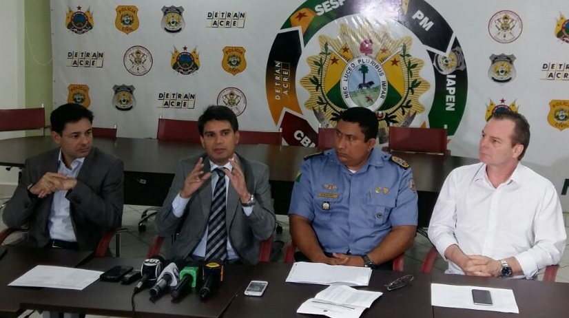 Secretário afirma que segurança no Acre vai melhorar apesar de ceder policiais às Olimpíadas
