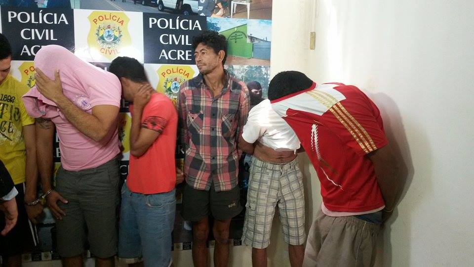 Polícia Civil prende 5 foragidos do sistema prisional de Rio Branco