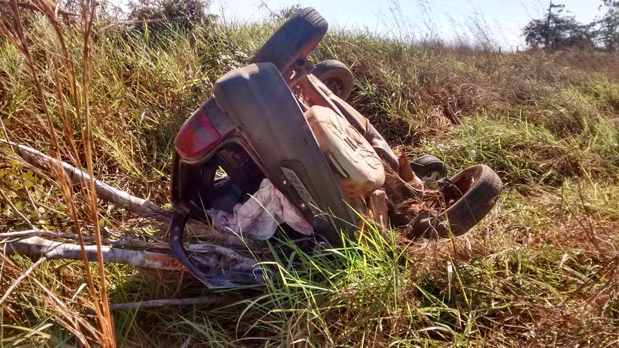 O carrou capotou algumas vezes/Foto: Reprodução