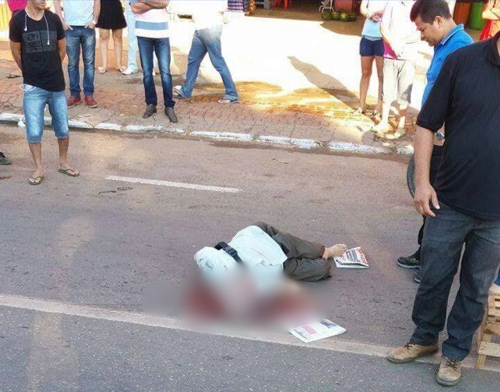 Acidente: idoso morre ao ser atropelado por motocicleta na Via Chico Mendes