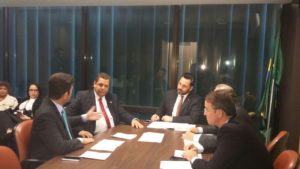 Bancada federal acreana reunida em Brasília /Foto: Assessoria