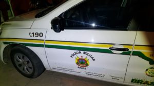 Viatura que atendeu a ocorrência foi recebida a tiros /Foto: Reprodução