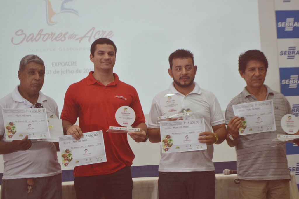 Festival gastronômico “Sabores do Acre” premia vencedores de concurso de culinária da ExpoAcre