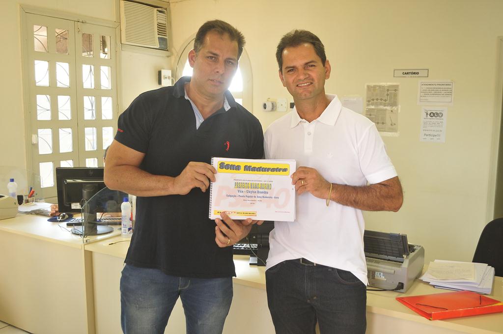 Mano Rufino e Cleyton Brandão registram candidatura da FPA à prefeitura de Sena Madureira