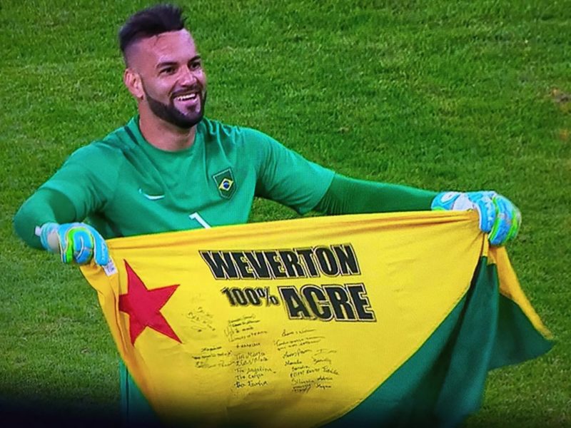 Acreano se torna herói em conquista olímpica do futebol brasileiro