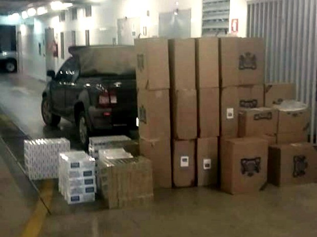 Polícia Rodoviária Federal apreende mais 1,4 mil pacotes de cigarro contrabandeados