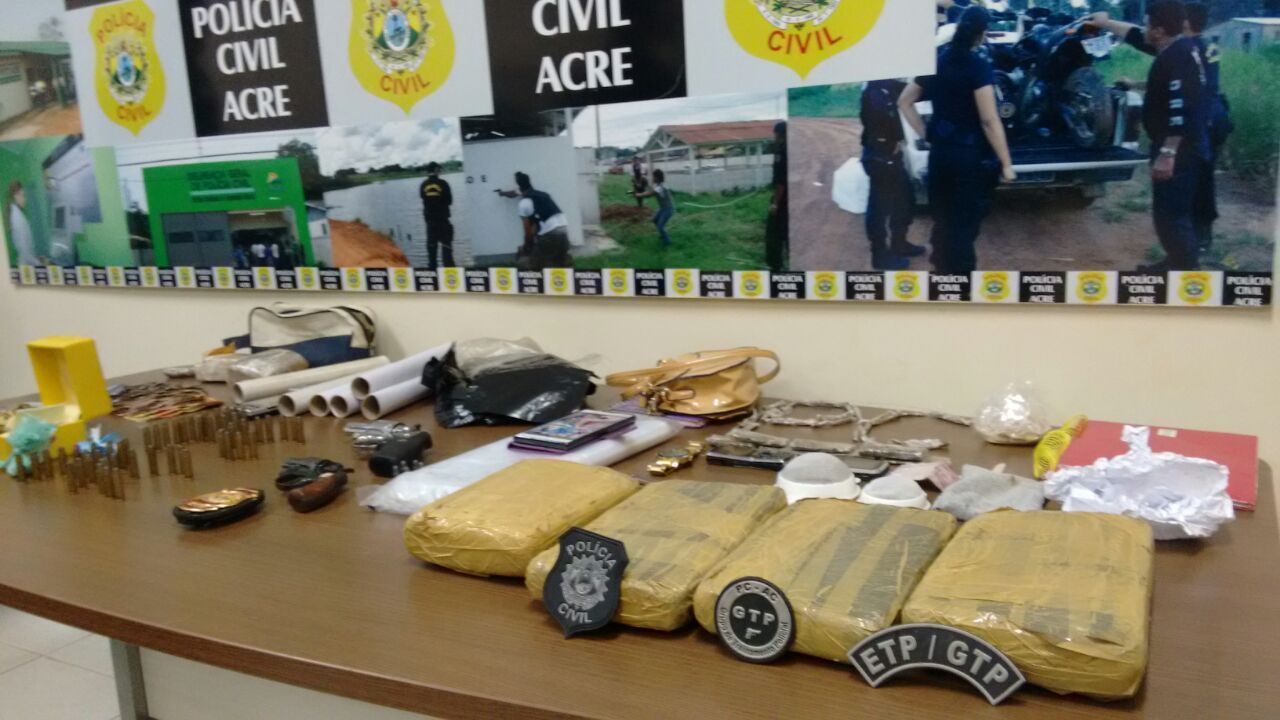 “Operação Impactus”: Polícia apreende maconha, crack, arma de fogo e seis pessoas são presas