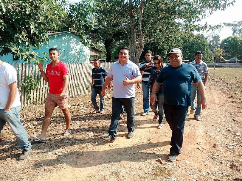 Mazinho Serafim , Gilberto e Charlene Lima visitam Reserva Cazumbá/Iracema no Rio Caeté