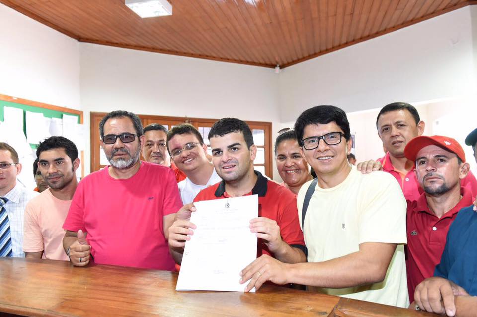Em Tarauacá, Rodrigo Damasceno e seu vice registram candidatura neste domingo