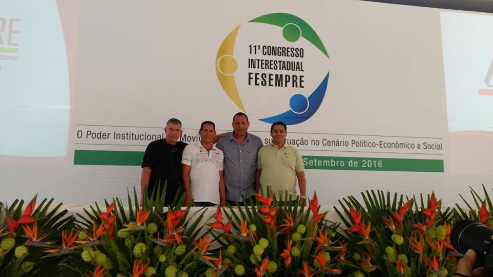 Os representantes da Assermurb/Foto: Assessoria