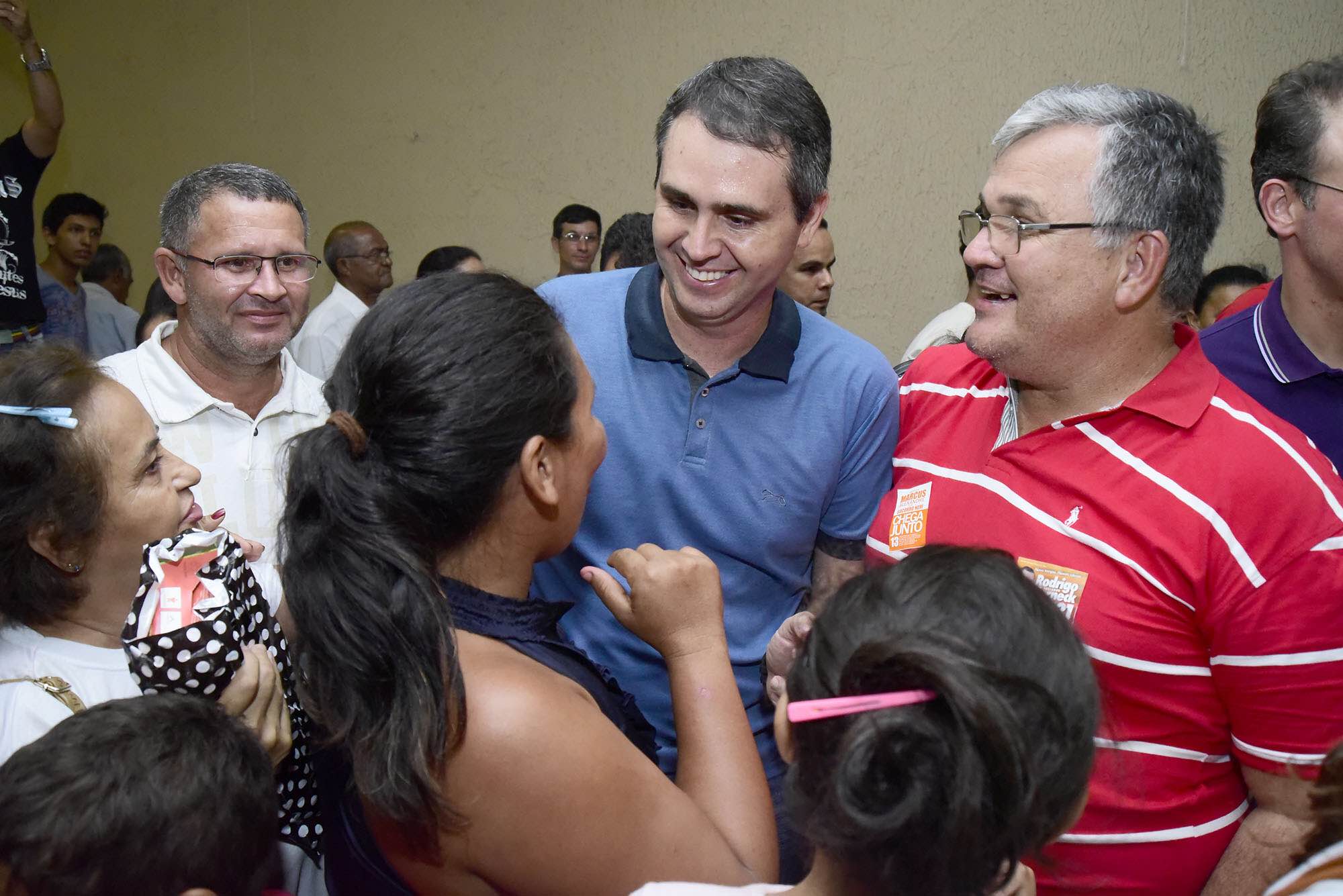 Marcus Alexandre recebe apoio de empreendedores da economia solidária