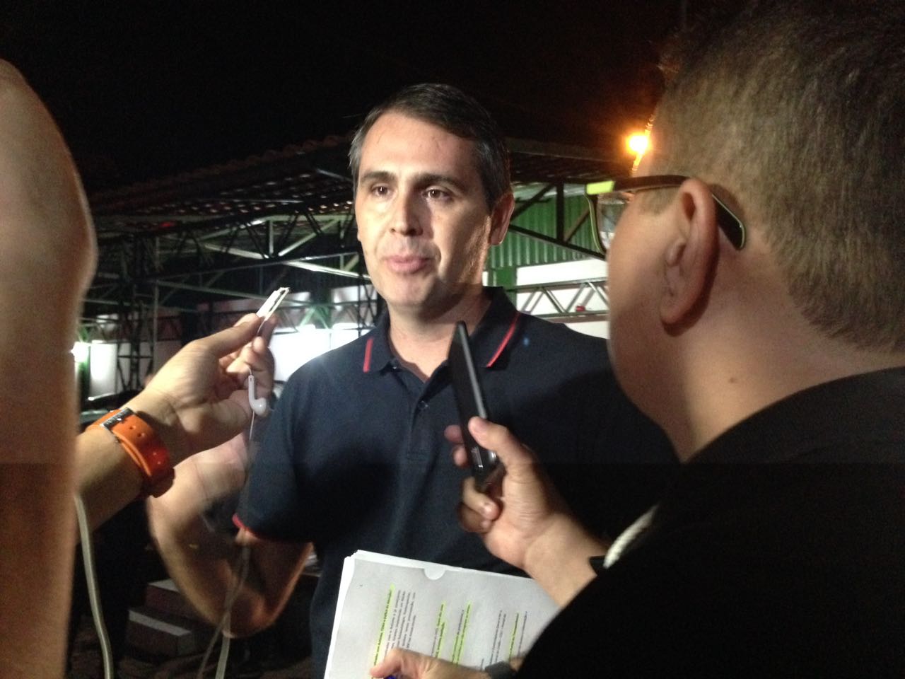 Marcus Alexandre é o primeiro a chegar na Rede Amazônica para debate entre candidatos
