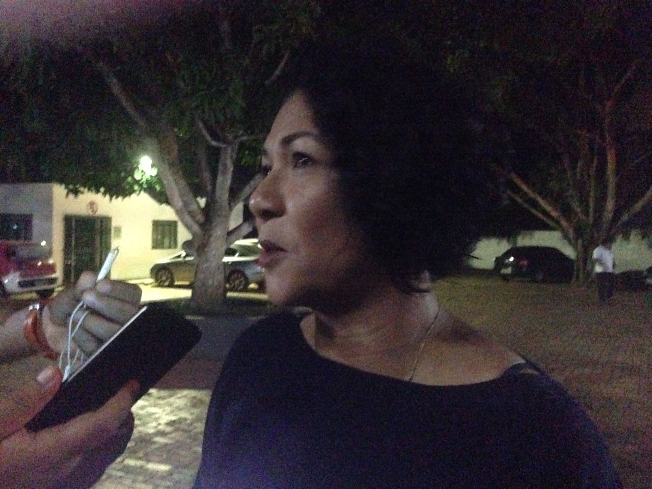 Eliane Sinhasique chega aos estúdios da Rede Amazônica e diz: “Agora é a hora da virada”