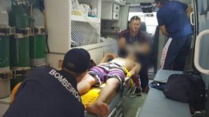 A vitima foi socorrida pelo Samu e encaminhada ao Pronto Socorro de Rio Branco/Foto: Reprodução.
