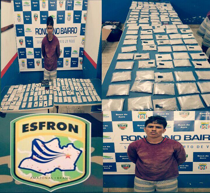 Polícia prende “Bodo” com mais de dois quilos de cocaína no Rio Acre