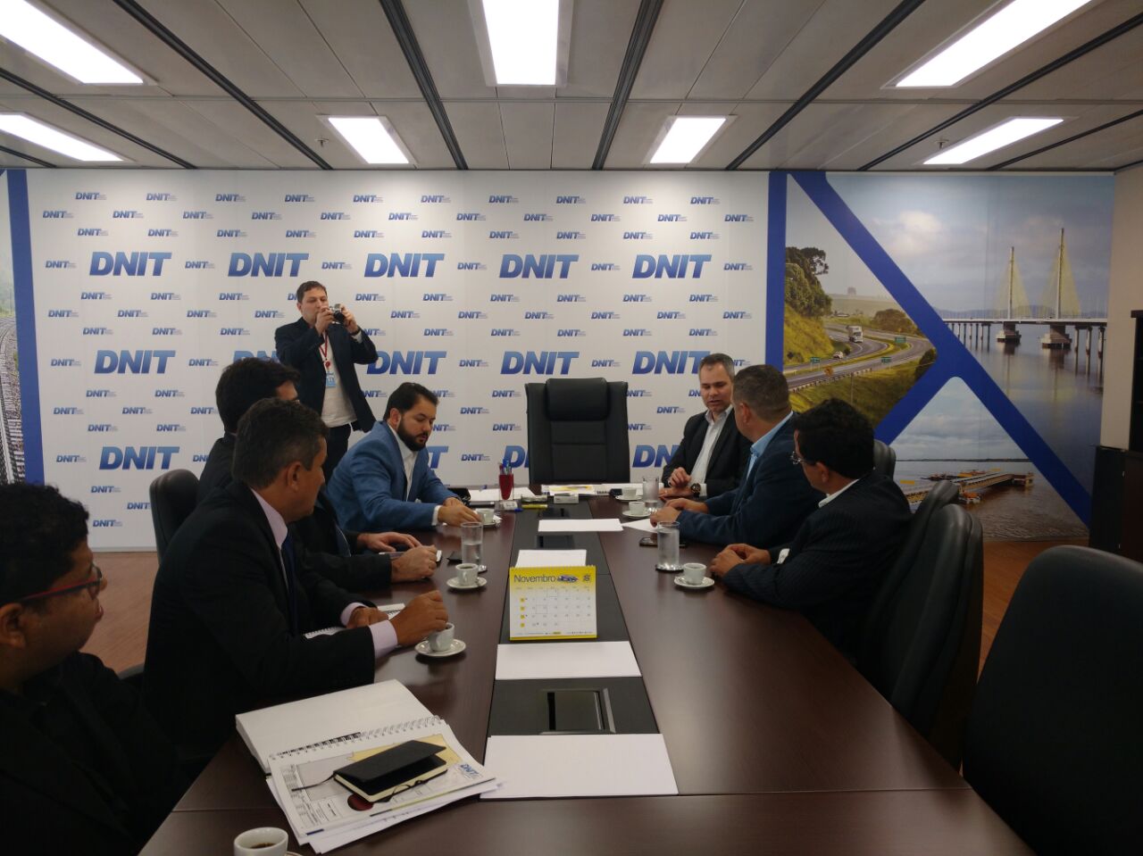 Deputados Major Rocha e Luiz Gonzaga participam de audiência no DNIT