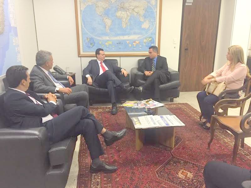 Em reunião com senador Petecão, Marilete e André Maia, Kassab fala sobre Cidade Digital