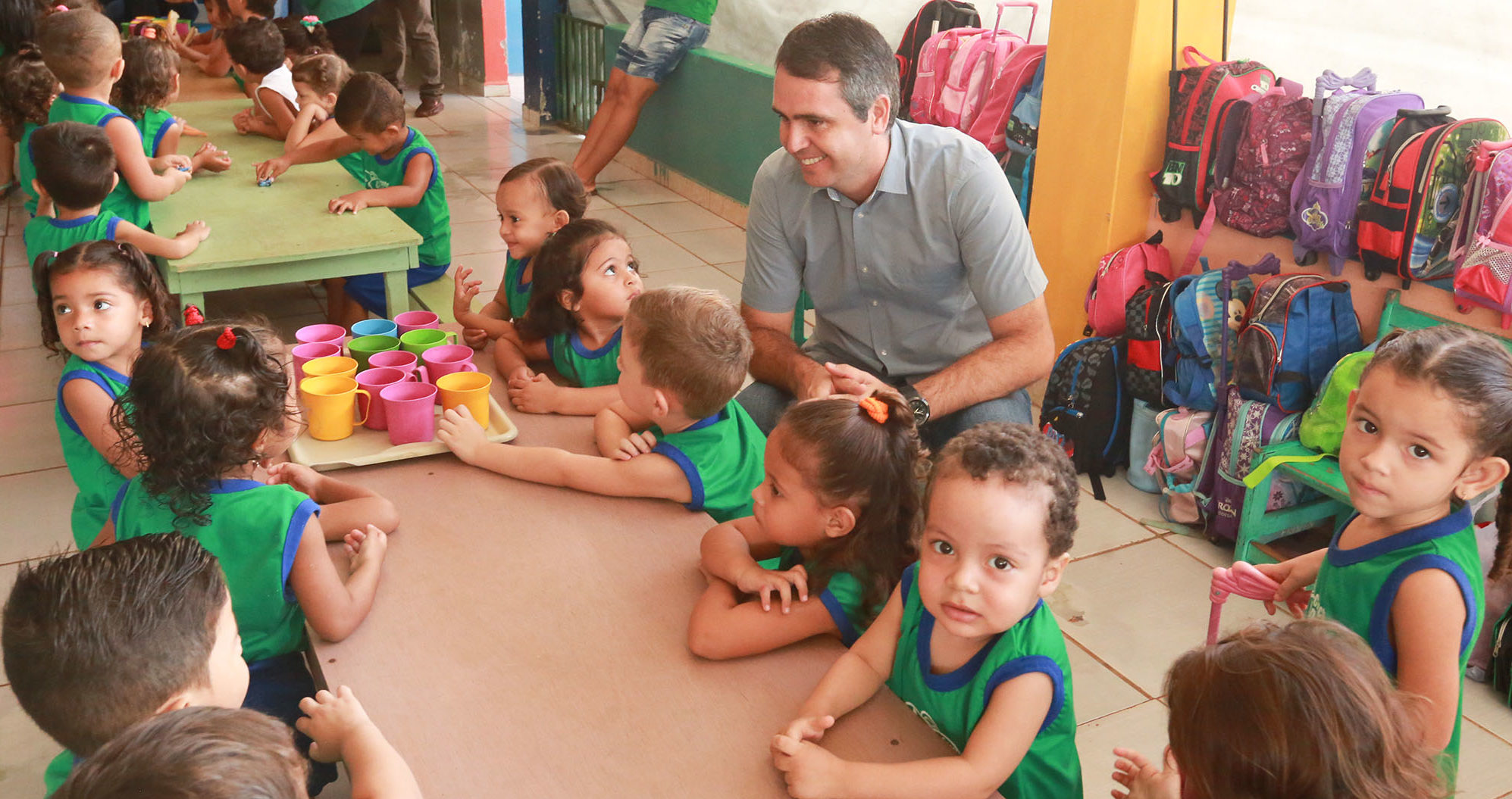 Marcus visita creche Coração de Jesus e garante renovação de parceria