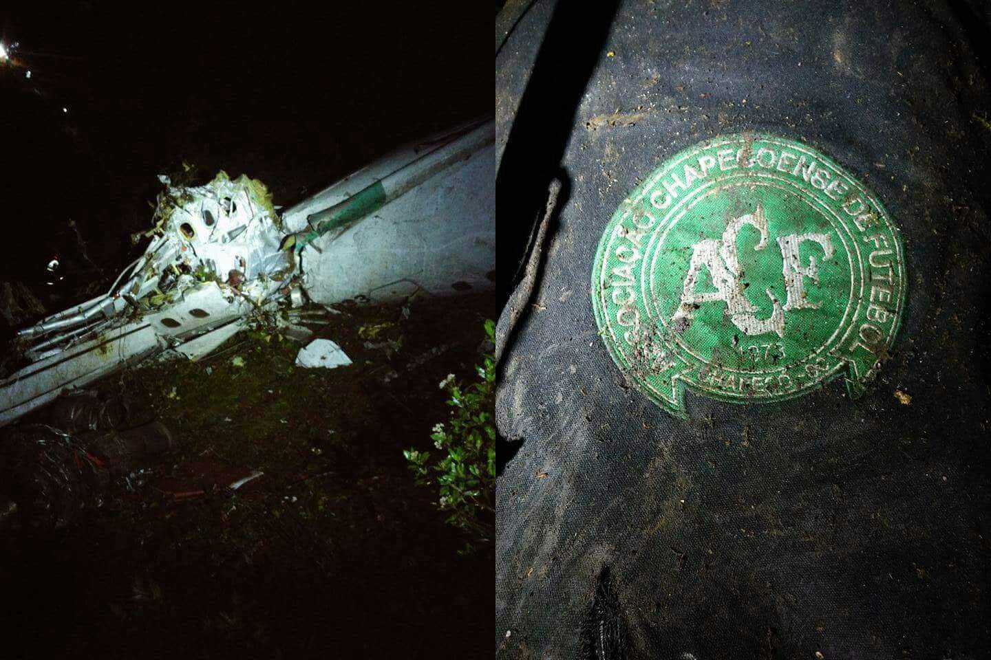 Avião que levava equipe da Chapecoense para a Colômbia cai com mais de 80 passageiros