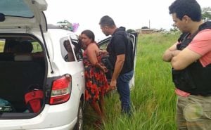 Gleiciene foi conduzida para uma das celas onde irá esperar o trâmites para ser transferida ao presídio estatual na Capital/Foto: Reprodução.