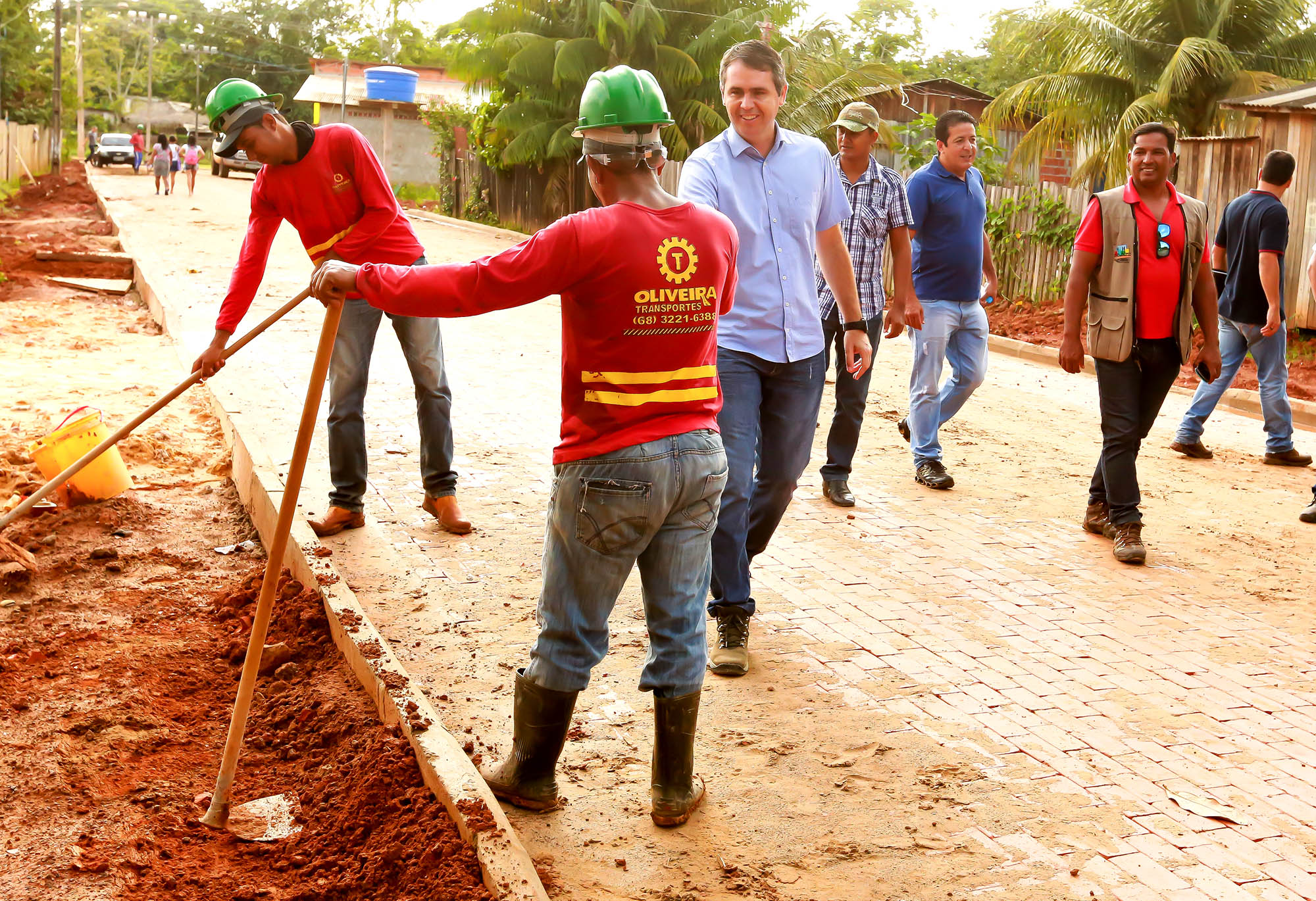 Marcus Alexandre acompanha obras de infraestrutura no Novo Calafate