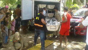 O cadáver foi levado ao Instituto Médico Legal (IML)/Foto: Reprodução.