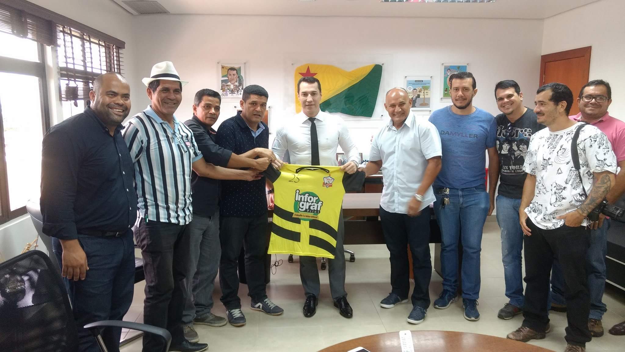 Jornalistas convidam presidente da Aleac para amistoso com a imprensa em Porto Velho