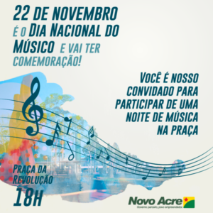 O Dia Nacional do Músico é comemorado nesta terça-feira (22)/Foto: Reprodução.