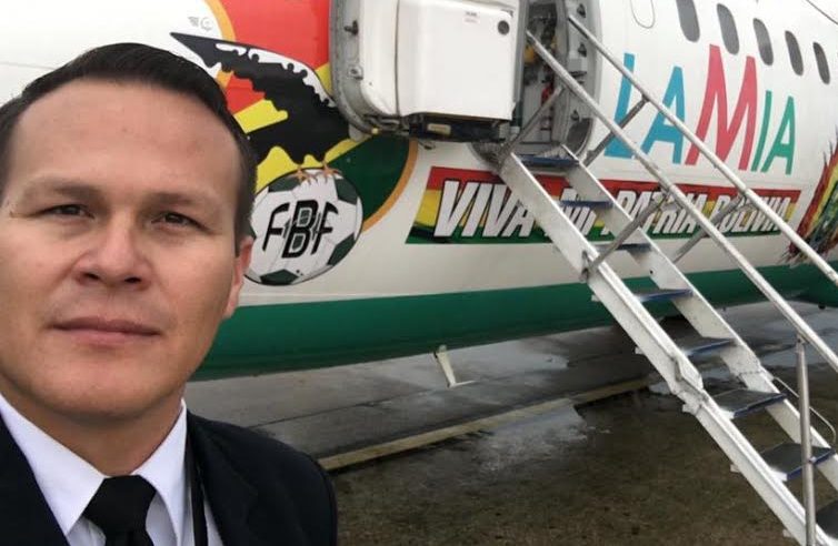 Piloto do avião da Lamia, que transportava o time da Chapecoense, era de Cobija